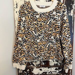 Rachel Comey x Target women’s beautiful animal print sweater.  Size XL. Cozy.